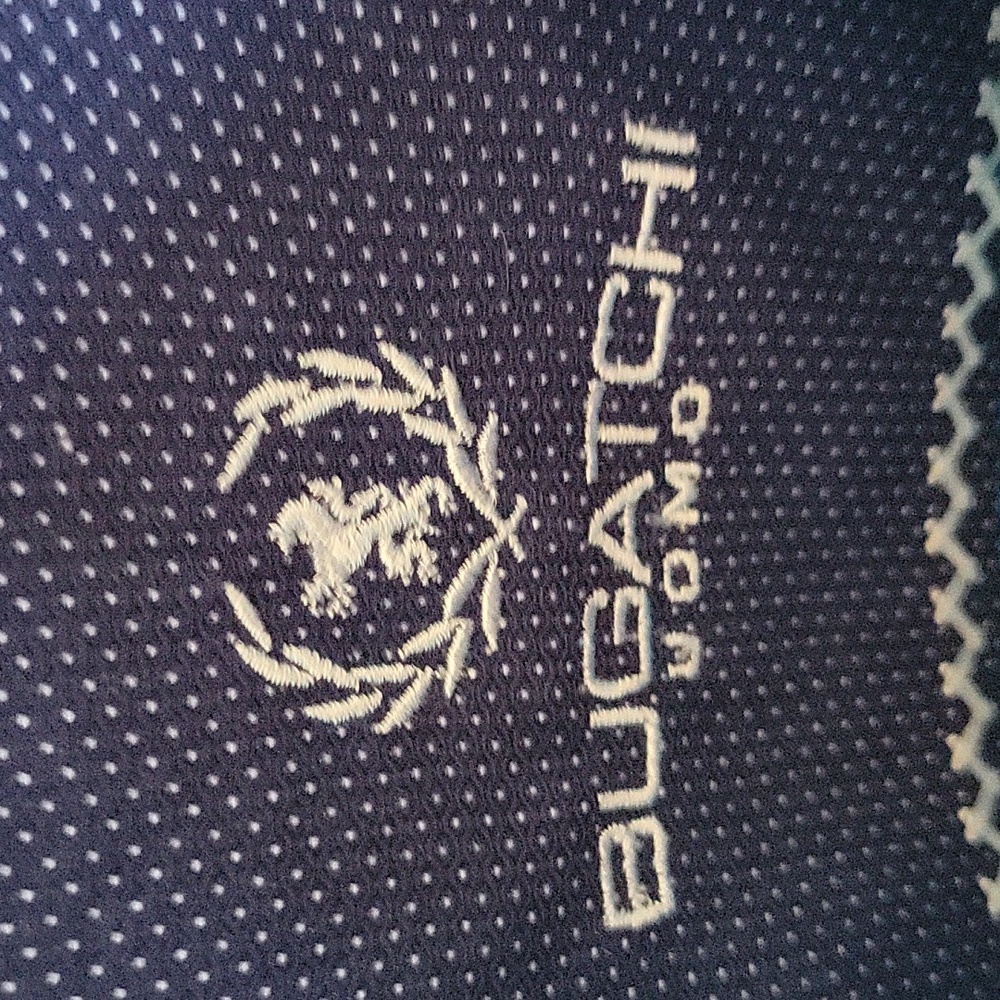 Bugatchi Blue Patterned Button-Up Shirt - image 2